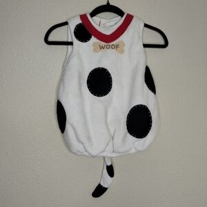 Pottery Barn Kids Baby Puppy Costume Dalmatian Size 2T - 3T *Missing Headpiece*